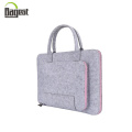 High Quality Fashion Travel Waterproof Brief Business Style Felt Laptop Computer Case Protection Bags